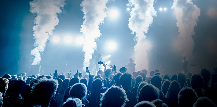 iluminación en vivo para bandas de música en Barcelona